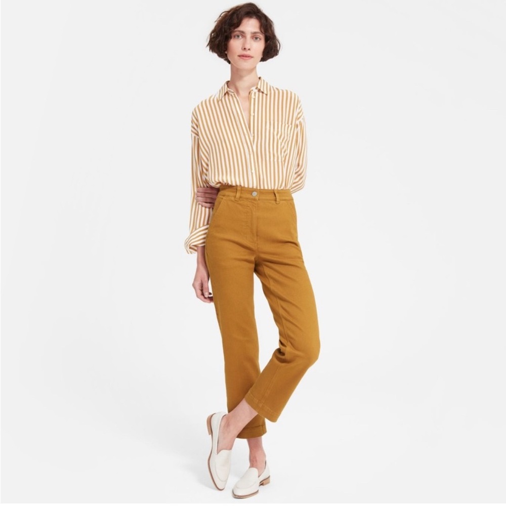 Everlane straight leg cropped Pants.